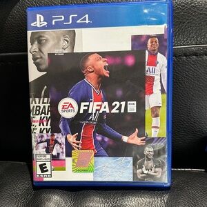 FIFA 21 for PS4 - Blue Case
